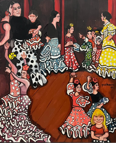 Ferdie Pacheco "The Rehearsal" Oil on Canvas 36"x24" **Price On Request**
