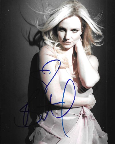Britney Spears, Signed 8x10 Photograph