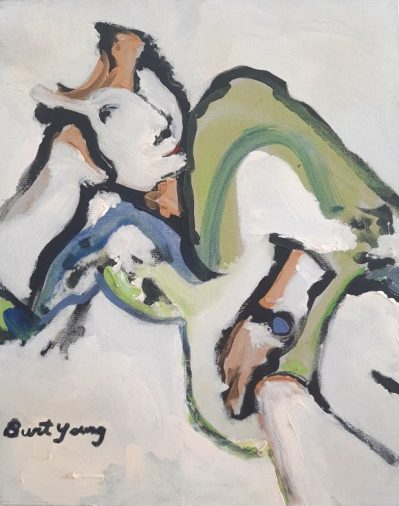 Burt Young "Repose" Original 20"x16"