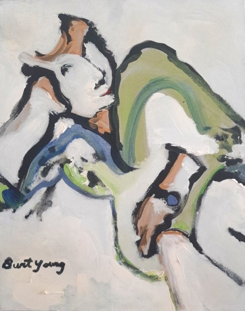 Burt Young "Repose" Original 20"x16"