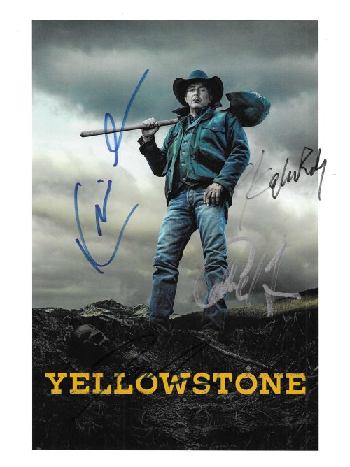 Yellowstone Cast, Signed 8.5x11 Photograph