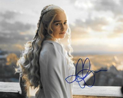 Emilia Clarke, Game of Thrones, Signed 8x10 Photograph