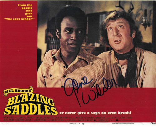 Gene Wilder, Blazing Saddles, Signed 8x10 Movie Poster Print