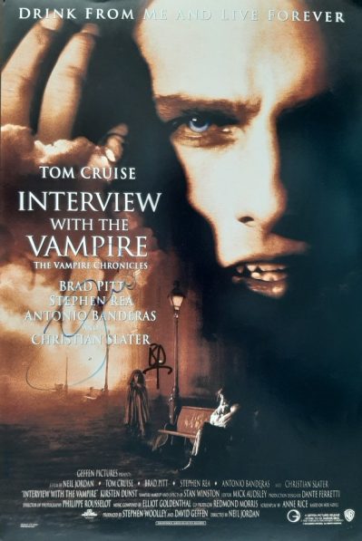 Tom Cruise, Interview With The Vampire, Signed 12x18 Movie Poster Print