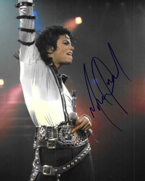 Michael Jackson, Signed 8x10 Photograph