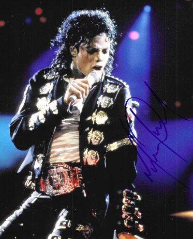 Michael Jackson, Signed 8x10 Photograph