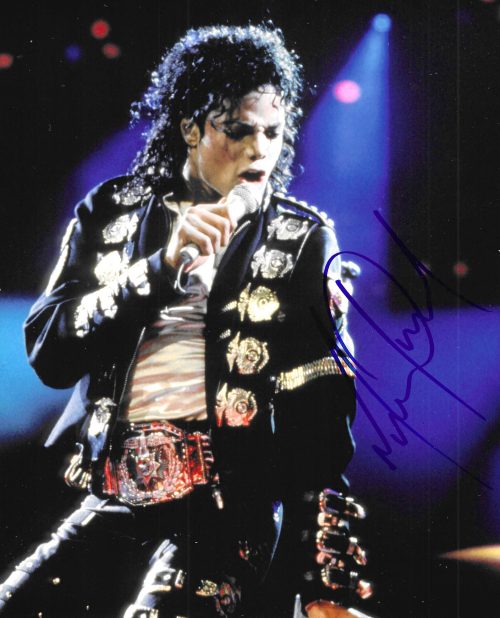 Michael Jackson, Signed 8x10 Photograph
