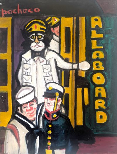 Ferdie Pacheco “All Aboard” 18″x14″ 2002